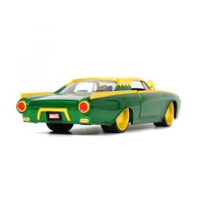 Marvel Diecast Model 1/24 Ford Thunderbird Loki Jada Toys