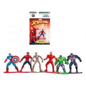 Marvel Nano Metalfigs Diecast Mini Figures 4 cm Assortment (24) Jada Toys