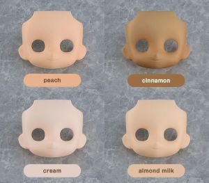 Nendoroid Doll Nendoroid More Customizable Face Plate Narrowed Eyes: Without Makeup (Cinnamon) Umkarton (6) Good Smile Company