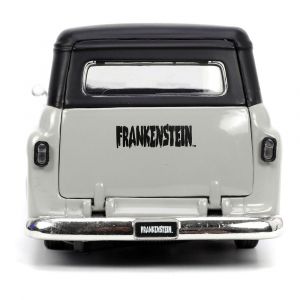 Universal Monsters Diecast Model 1/24 Frankenstein 1957 Chevy Suburban Jada Toys