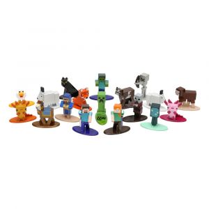 Minecraft Nano Metalfigs Diecast Mini Figures 18-Pack Wave 8 4 cm Jada Toys