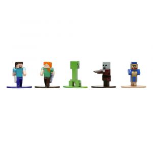 Minecraft Nano Metalfigs Diecast Mini Figures 18-Pack Wave 8 4 cm Jada Toys