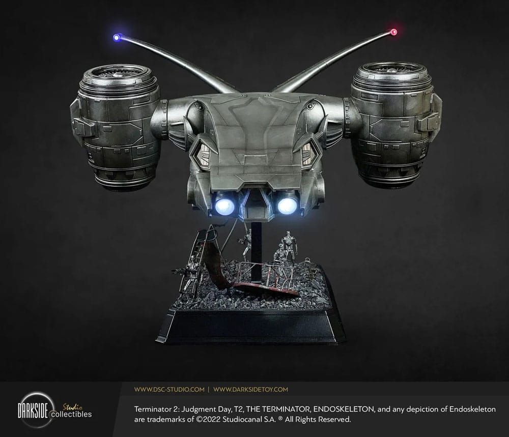 Terminator 2 Judgment Day Replica Aerial Hunter Killer 30th Anniversary Edition 60 cm Darkside Collectibles Studio