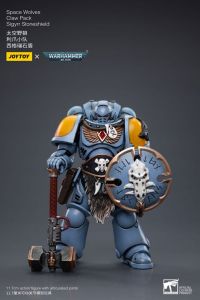 Warhammer 40k Action Figure 1/18 Space Wolves Claw Pack Sigyrr Stoneshield 12 cm Joy Toy (CN)