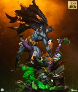 DC Comics Premium Format Statue Batman vs The Joker: Eternal Enemies 81 cm Sideshow Collectibles