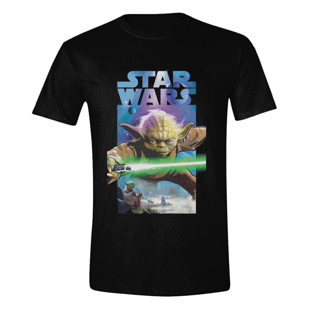 Star Wars T-Shirt Yoda Poster Size S PCMerch