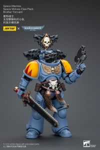 Warhammer 40k Action Figure 1/18 Space Marines Space Wolves Claw Pack Brother Torrvald 12 cm Joy Toy (CN)