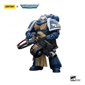 Warhammer 40k Action Figure 1/18 Ultramarines Sternguard Veteran with Heavy Bolter 12 cm Joy Toy (CN)