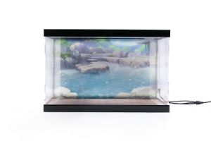 Azur Lane Acrylic Display Case with Lighting for figure Kashino Hot Springs Relaxation