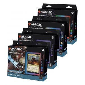 Magic the Gathering Universes Beyond: Warhammer 40,000 Commander Decks Display (4) english - Damaged packaging