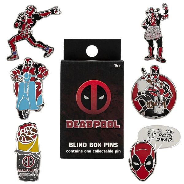 Marvel Loungefly Enamel Pins Blind Box Assortment Deadpool (12) Funko