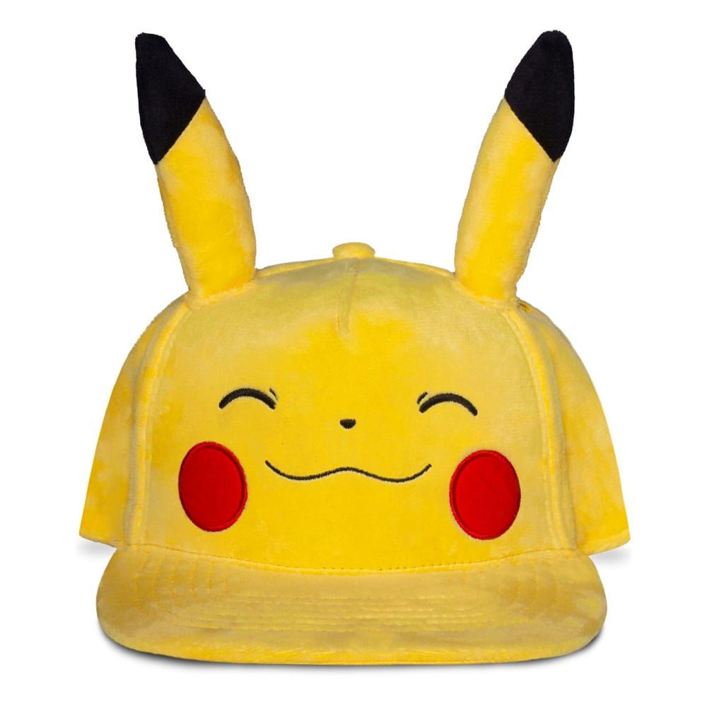 Pokemon Snapback Cap Smiling Pikachu Difuzed