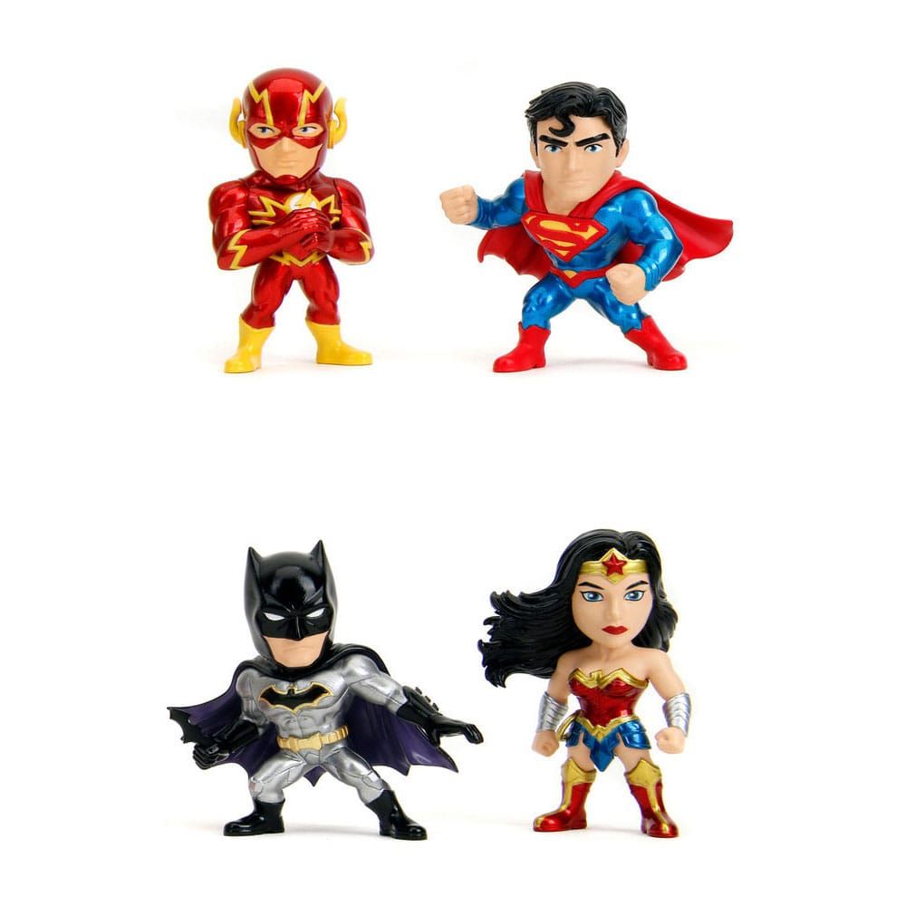 DC Comics Nano Metalfigs Diecast Mini Figures 4-Pack Wave 1 4 cm Jada Toys