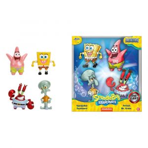 Spongebob Squarepants Nano Metalfigs Diecast Mini Figures 4-Pack Wave 1 4 cm Jada Toys