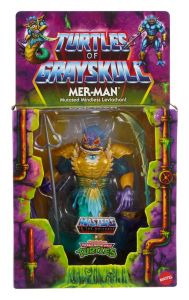 MOTU x TMNT: Turtles of Grayskull Deluxe Action Figure Mer-Man 14 cm Mattel