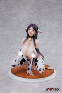Original Character PVC Statue 1/6 Cow Pattern Bikini Senpai Kokufu 16 cm Level Max