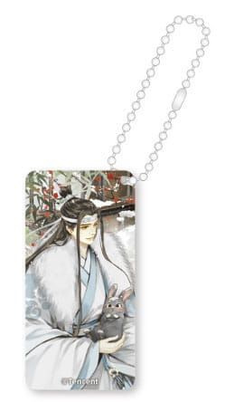 Grandmaster of Demonic Cultivation Winter Season Series Acrylic Domino Keychain Lan Wangji 6 cm Sakami Merchandise