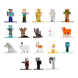 Minecraft Nano Metalfigs Diecast Mini Figures 18-Pack Wave 10 4 cm Jada Toys