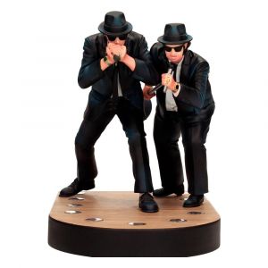 Blues Brothers Statue Jake & Elwood On Stage 17 cm - Severely damaged packaging