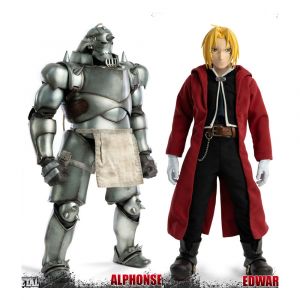 Fullmetal Alchemist: Brotherhood Action Figures 1/6 Alphonse & Edward Elric Twin Pack ThreeZero