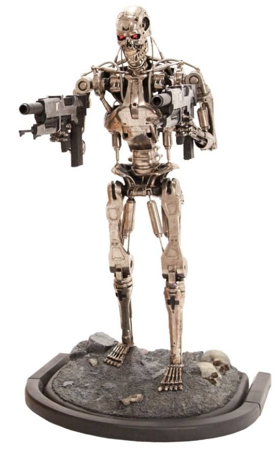 Terminator 2 Statue 1/1 T-800 Endoskeleton Version 2 190 cm Sideshow Collectibles