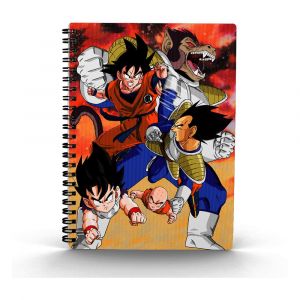 Dragon Ball Notebook with 3D-Effect Goku vs Vegeta