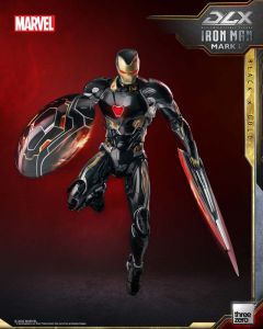Infinity Saga DLX Action Figure 1/12 Iron Man Mark 50 (Black X Gold) 17 cm ThreeZero