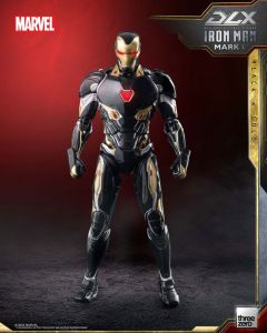 Infinity Saga DLX Action Figure 1/12 Iron Man Mark 50 (Black X Gold) 17 cm ThreeZero