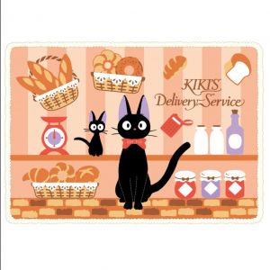 Kiki's Delivery Service Fluffy plaid Jiji's Bakery 70 x 100 cm