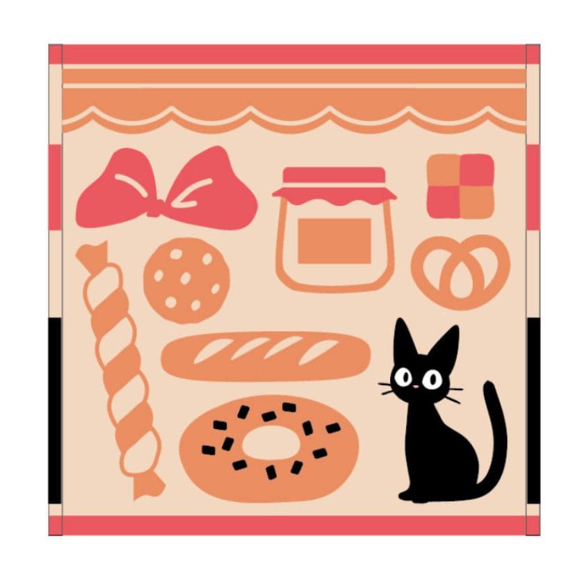 Kiki's Delivery Service Mini Towel Jiji's Bakery 25 x 25 cm Marushin