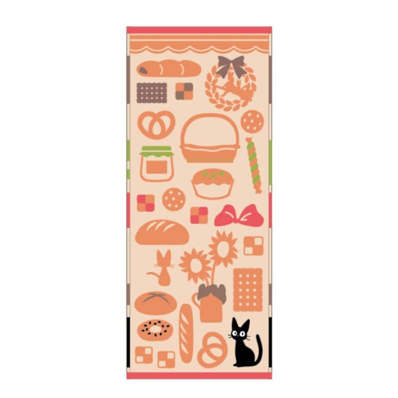 Kiki's Delivery Service Towel Jiji's Bakery 34 x 80 cm Marushin