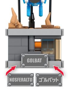 Pokémon MEGA Construction Set Mini Motion Golbat - Damaged packaging Mattel