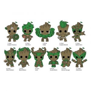 Guardians of the Galaxy PVC Bag Clips Groot Series 2 Display (24) Monogram Int.