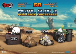 Metal Slug 3 Pull Back Car Series Pull Back Cars 4-Set Beast Kingdom Toys