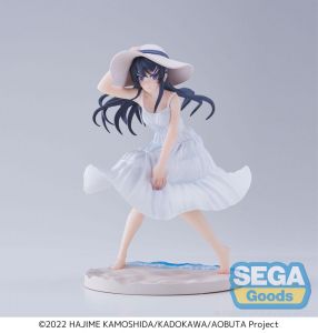 Rascal Does Not Dream of a Bunny Girl Senpai Luminasta PVC Statue Mai Sakurajima Summer Dress 17 cm Sega