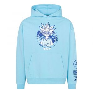 Hunter x Hunter Hooded Sweater Graphic Blue Size S