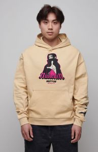 Naruto Shippuden Hooded Sweater Graphic Beige Size L