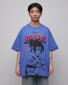 Naruto Shippuden T-Shirt Graphic Sasuke Size S